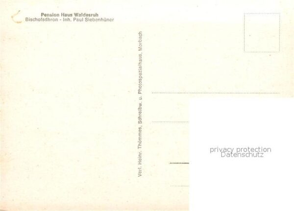 Bischofsdhron Pension Haus Waldesruh – Bild 2