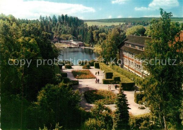 Braunlage Blick zum Kurpark