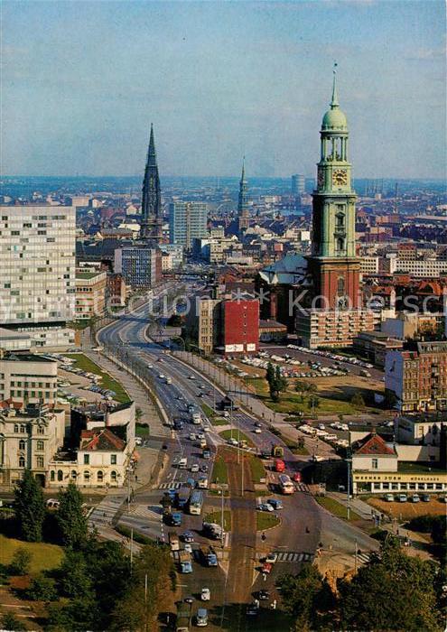Hamburg Ost West Strasse Michaeliskirche Der Mi