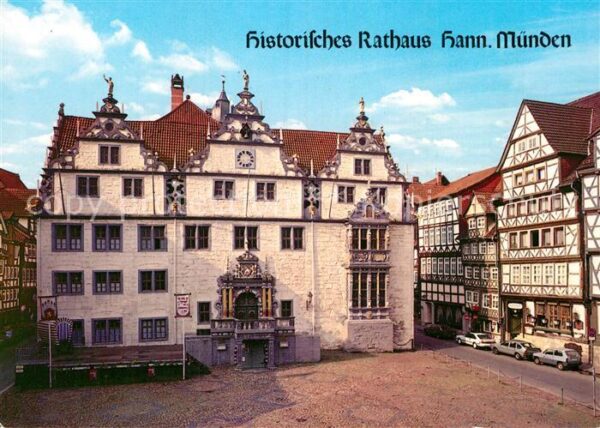 Hann. Muenden Historisches Rathaus Altstadt Fachwerkh