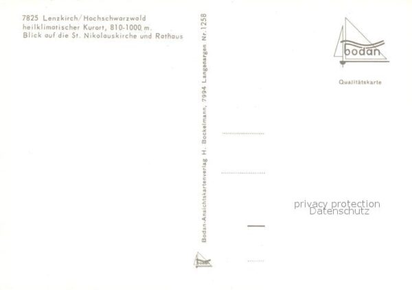 Lenzkirch St Nikolauskirche und Rathaus Kurort im – Bild 2