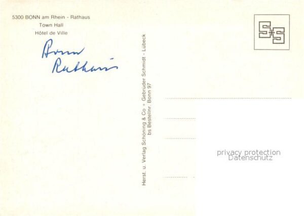 Bonn Rhein Rathaus – Bild 2
