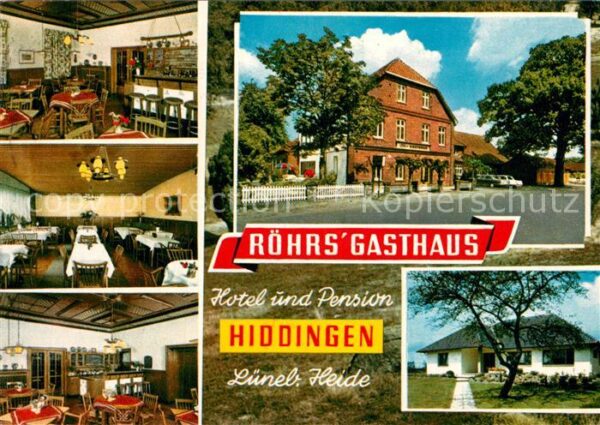Hiddingen Hotel Pension Röhr's Gasthaus Lüneburge