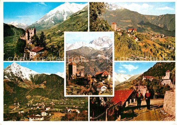Meran Merano Dorf Tirol und Umgebung Schloss Tirol