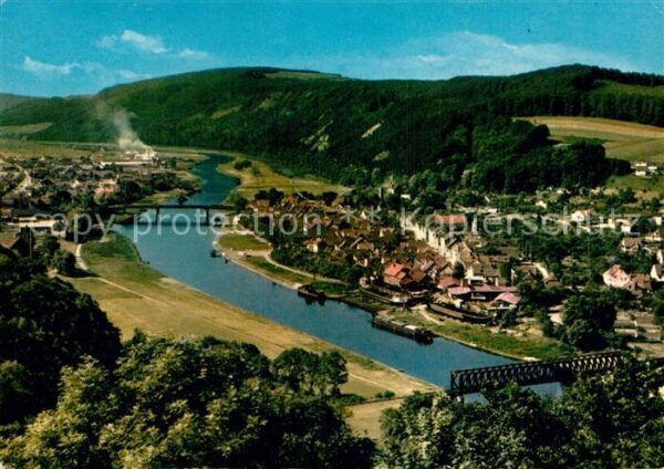Bodenwerder Panorama Blick vom Eckberg Jodbad Solba