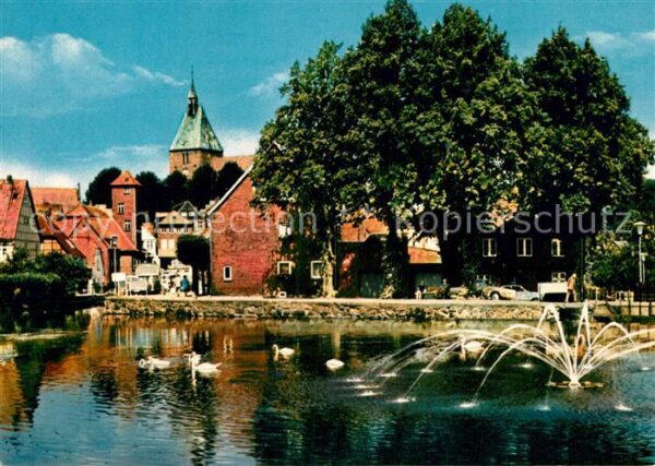 Moelln Lauenburg Kurpark Wasserspiele