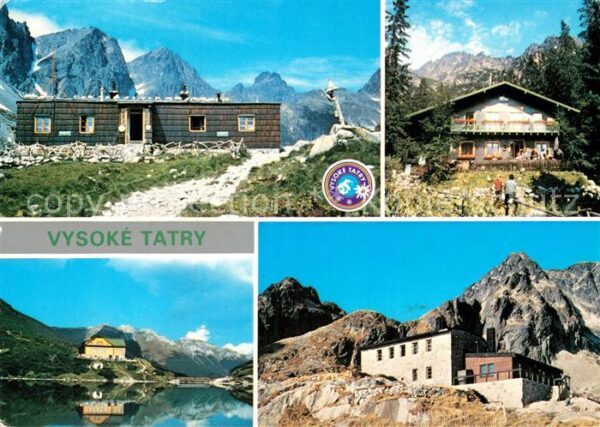 Vysoke Tatry Chata Berghütten Hohe Tatra Bergsee Geb