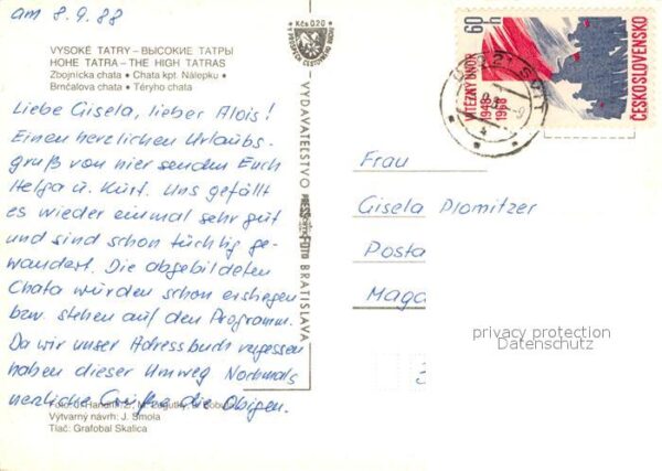 Vysoke Tatry Chata Berghütten Hohe Tatra Bergsee Geb – Bild 2