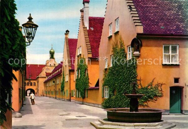Augsburg Fuggerei Älteste Sozialsiedlung der Wel