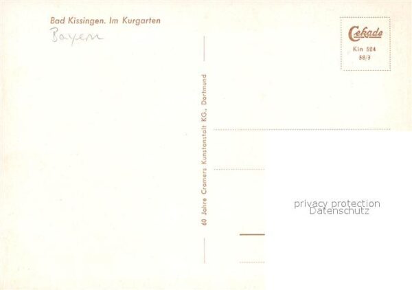 Bad Kissingen Kurgarten Kurhaus – Bild 2