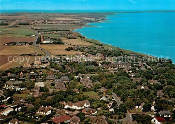 Keitum Sylt Luftkurort Fliegeraufnahme