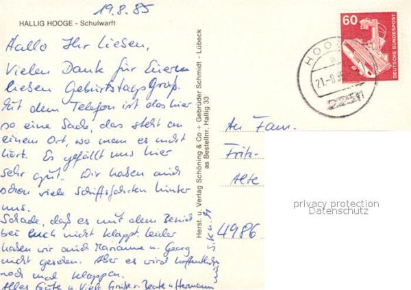 Hallig Hooge Schulwarft – Bild 2