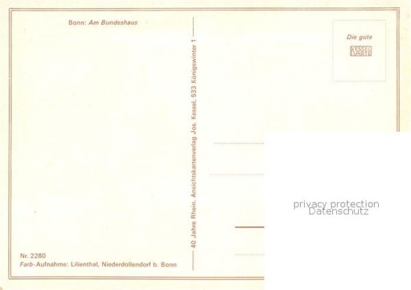 Bonn Rhein Partie am Bundeshaus – Bild 2