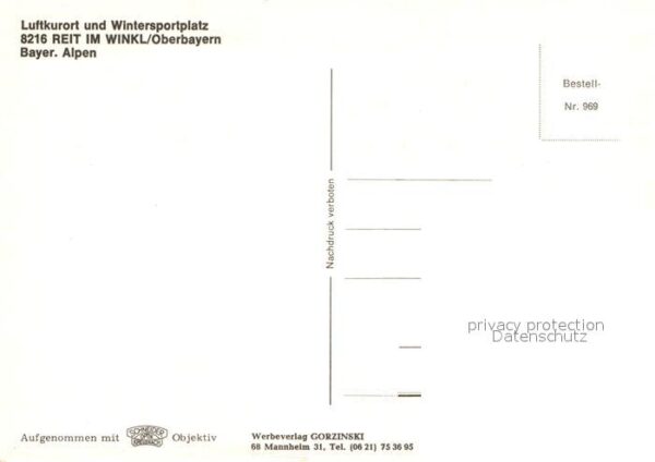Reit Winkl Gesamtansicht mit Alpenpanorama Ortsmot – Bild 2