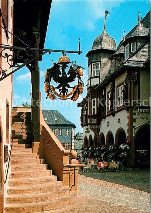 Goslar Rathaustreppe Kaiserworth Hotel Türschi