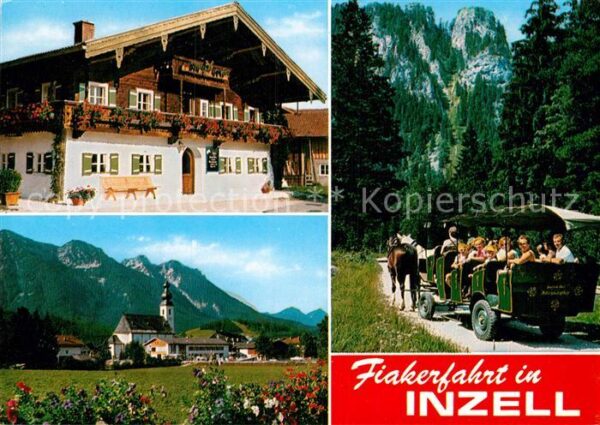 Inzell Hotel Kirche Fiakerfahrt