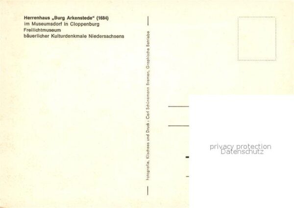 Cloppenburg Herrenhaus Burg Arkenstede im Museumsdo – Bild 2