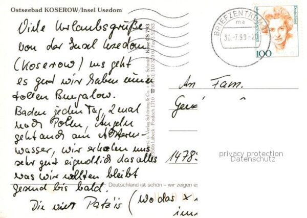 Koserow Ostseebad Usedom Fliegeraufnahme – Bild 2