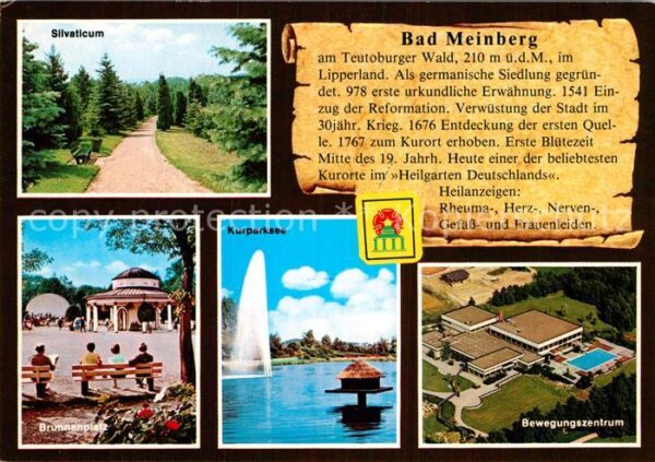 Bad Meinberg Silvaticum Brunnenplatz Kurparksee Bewe