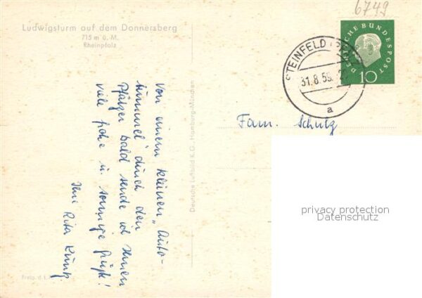 Donnersberg Ludwigsturm Rheinpfalz – Bild 2