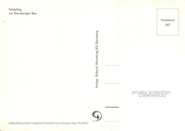 Feldafing Starnbergersee Fliegeraufnahme – Bild 2