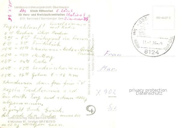 Bernried Starnberger See Klinik Höhenried Fliegeraufnahme – Bild 2
