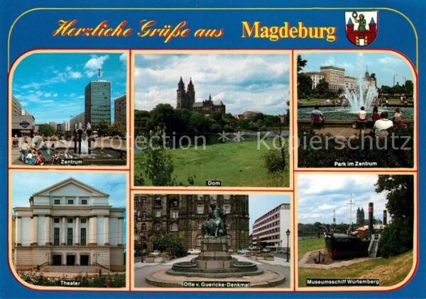 Magdeburg Zentrum Dom Park Zentrum Theater Otto v
