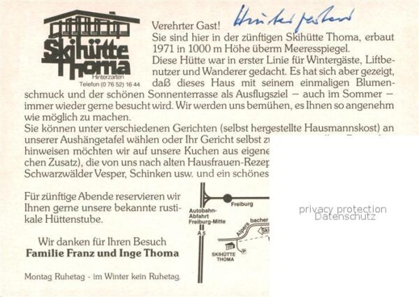 Hinterzarten Skihütte Thoma – Bild 2