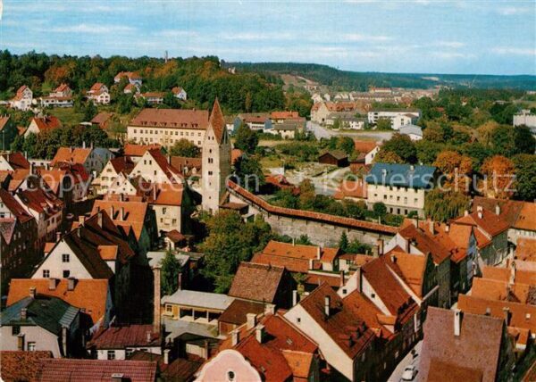 Kaufbeuren Teilansicht mit Stadtmauer
