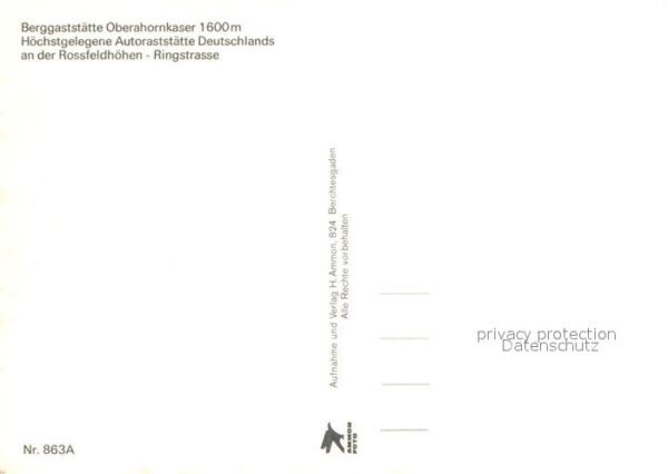 Rossfelden Niederbayern Berggaststätte Oberhornkaser mit Göll u – Bild 2