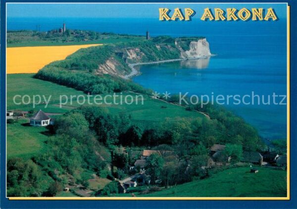 Kap Arkona Fliegeraufnahme mit Fischerdorf Vitt