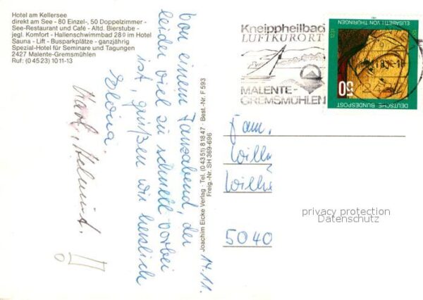 Malente-Gremsmuehlen Hotel am Kellersee Fliegeraufnahme – Bild 2