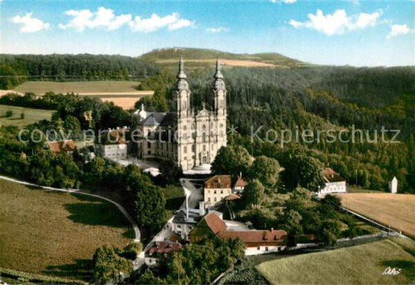 Vierzehnheiligen Barock Basilika Fliegeraufnahme