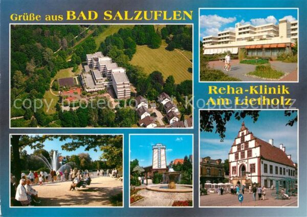 Bad Salzuflen Fliegeraufnahme Reha Klinik Am Lietholz