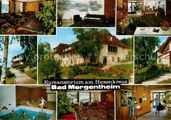 Bad Mergentheim Kursanatorium am Hexenkreuz Hallenbad F