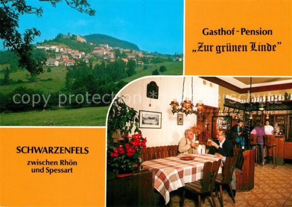 Schwarzenfels Panorama Gasthof Pension Zur grünen Lin