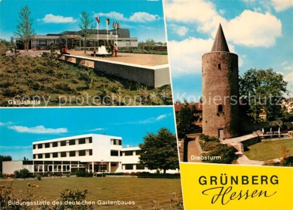 Gruenberg Hessen Gallushalle Bildungsstätte des deutsche