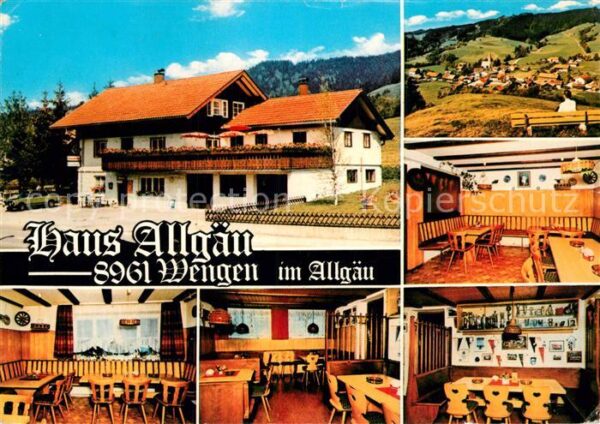 Wengen Kempten Allgaeu Gaststätte Haus Allgäu Gasträume Panora