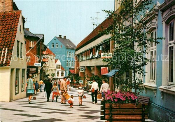 Apenrade Aabenraa Fussgängerstrasse