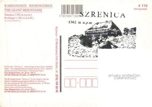 Riesengebirge Krkonose Karkonosze Szrenica – Bild 2