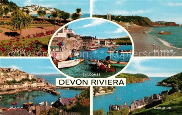 Devon Exeter Torque Brixham Salcombe Teignmouth Dart