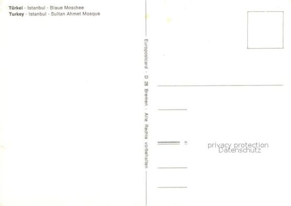 Istanbul Constantinopel Blaue Moschee – Bild 2
