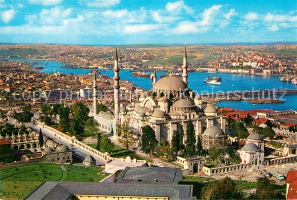 Istanbul Constantinopel Minaret of Soliman the manificent and t