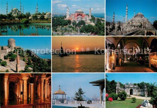 Istanbul Constantinopel Berühmte Bauwerke und Sehenswürdigkeite