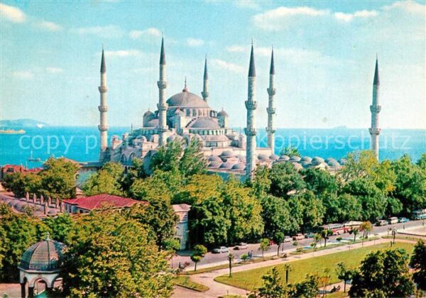 Istanbul Constantinopel Sultan Ahmet Moschee