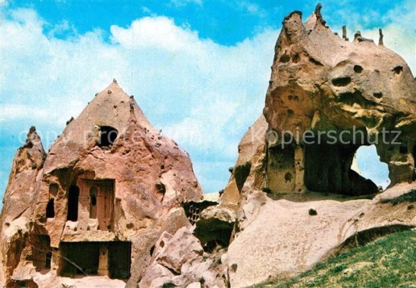 Avanos The fairy chimneys and the ruined first