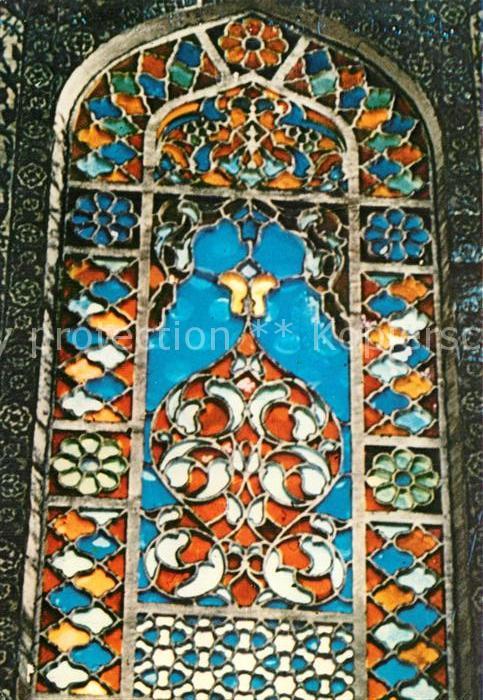 Istanbul Constantinopel Sultanahmet Camiinden motifli bir pence