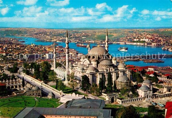 Istanbul Constantinopel Suleymaniye und Goldenes Horn
