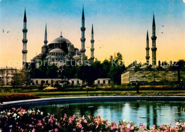 Istanbul Constantinopel Sultan Ahmet Moschee