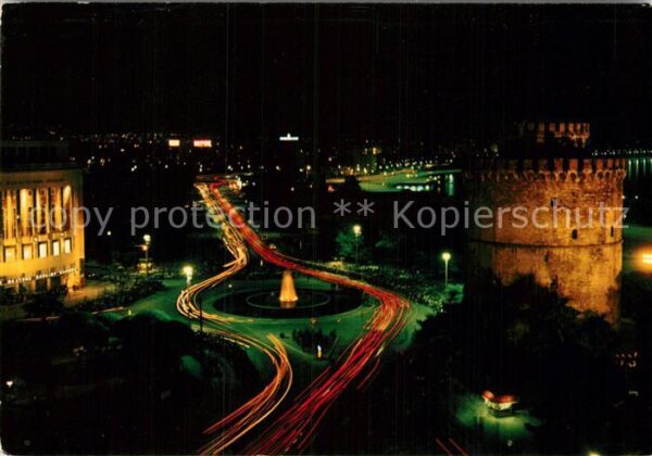 Thessaloniki bei Nacht